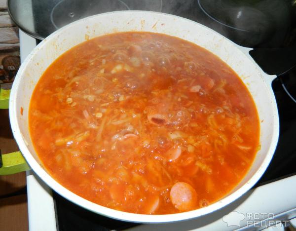 Бигос из капусты с сосисками рецепт
