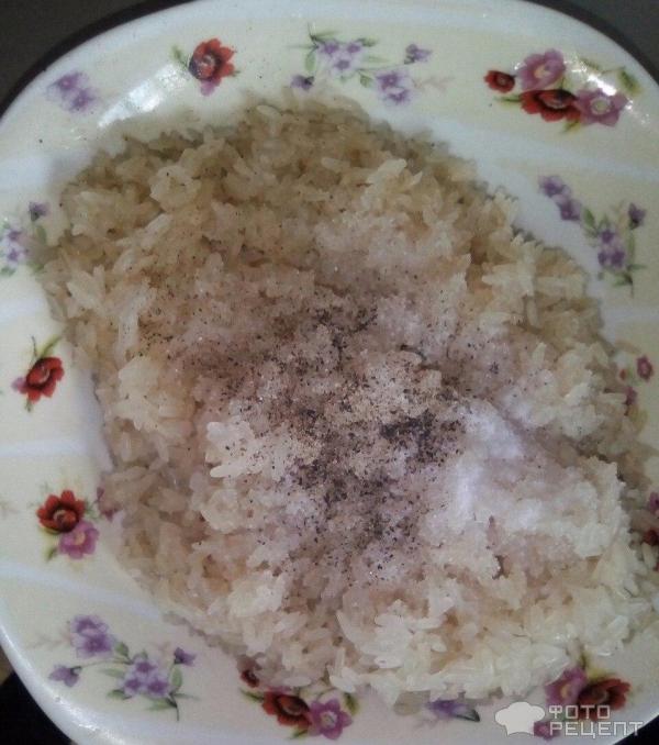 Суфле из семги и риса (в духовке)