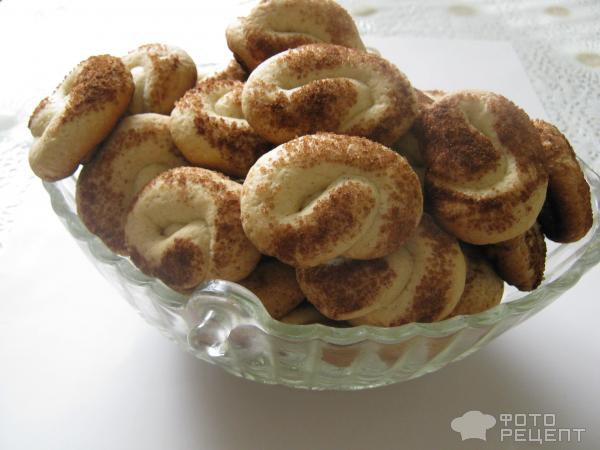 Печенье Крендельки с корицей фото
