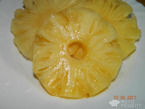 салат ананасы помидоры ветчина | Дзен