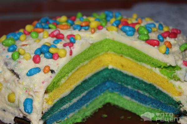 Радужный торт