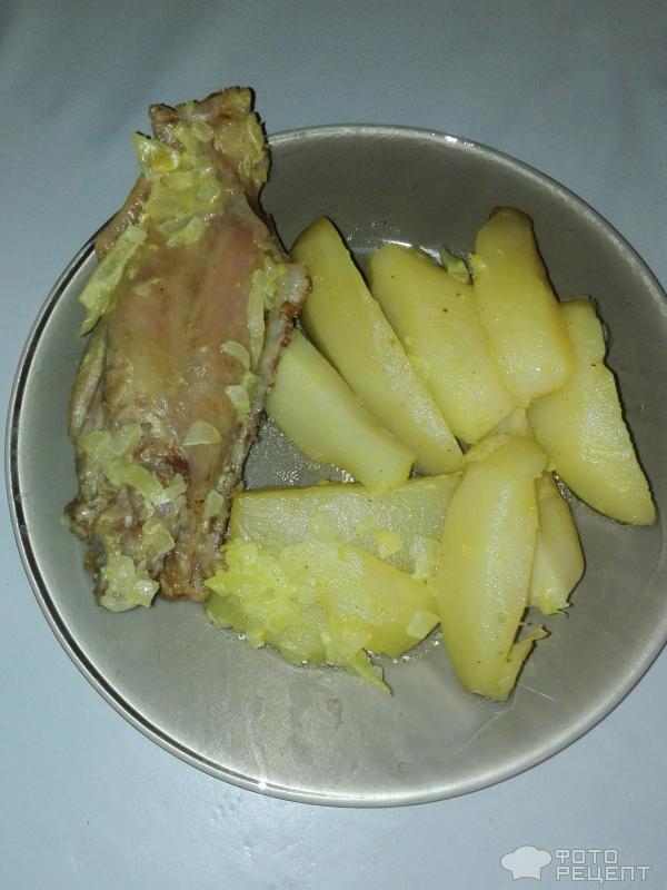 Индейка с картошкой в духовке - классический рецепт с фото