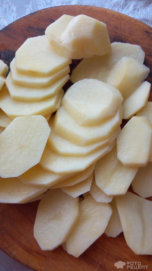 Запеканка Дипломат из картофеля с домашними колбасками фото