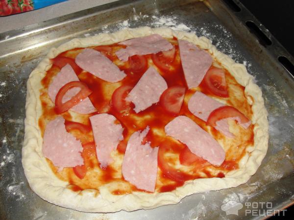 Двухслойная пицца фото