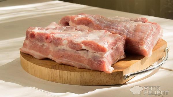 Рецепт: Свиные ребра су-вид - вкус открытого огня дома и без дыма