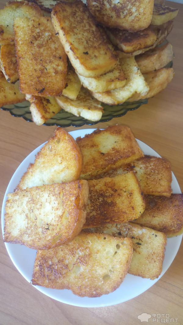 Гренки хрустящие фото