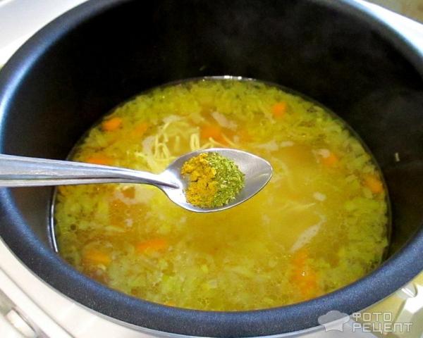 суп с лапшой в мультиварке вегетарианский