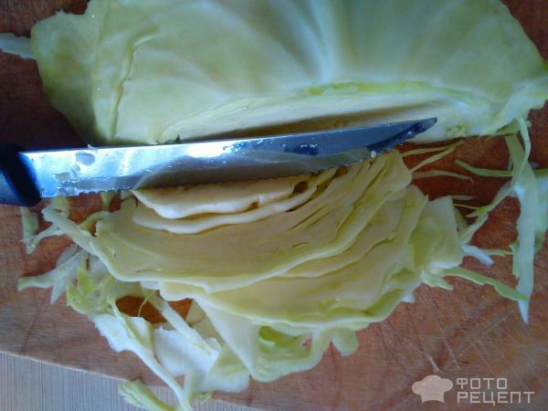 Салат из капусты с огурцом в маринаде фото