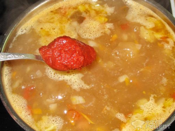 суп из красной фасоли