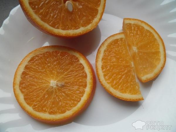 Апельсин подготовим для карамелизирования.