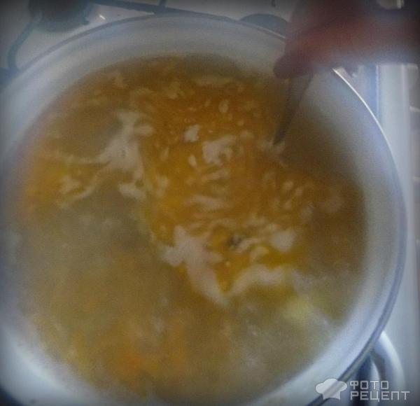 Суп с консервированной сардиной фото