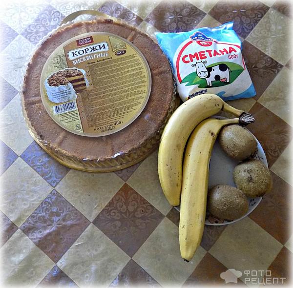 Пирог с бананами и сметанным кремом рецепт – Американская кухня: Выпечка и десерты. «Еда»