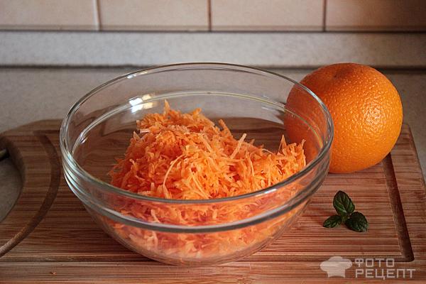 Морковно-апельсиновый пирог фото