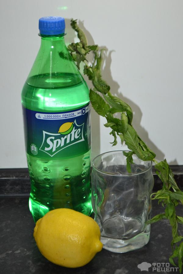 Напиток из свежей мяты с лимоном