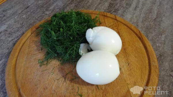Скумбрия фаршированная яйцами фото
