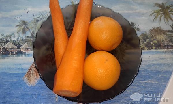 Салат из апельсинов и моркови фото