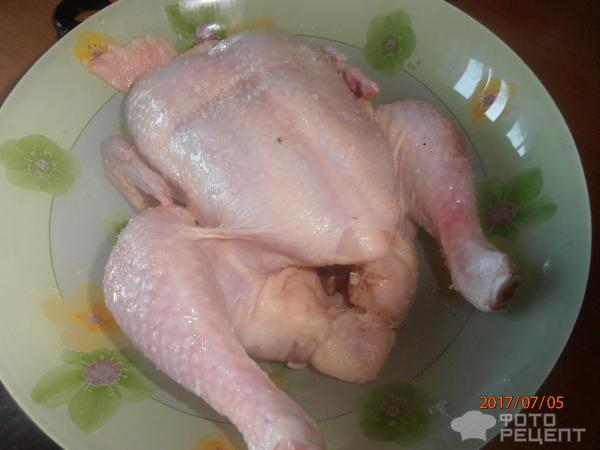 Запеченная курица Кокетка фото