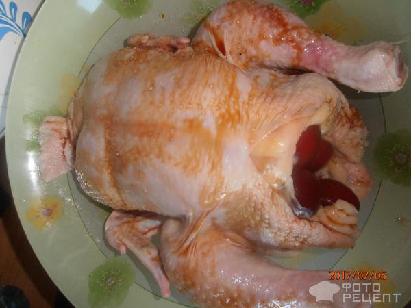 Запеченная курица Кокетка фото