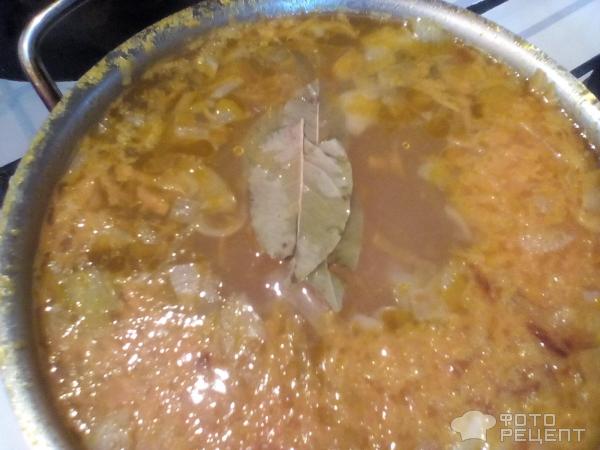 Суп с макаронами фото