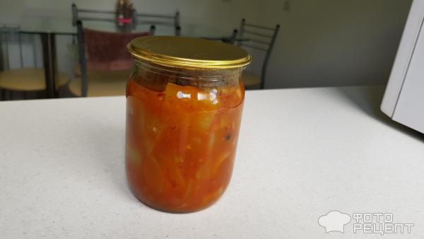 Кабачки в томатном соусе фото