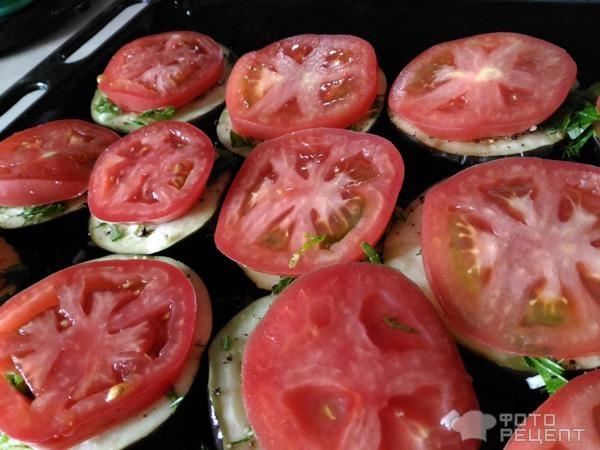 Баклажаны запеченные с сыром и помидорами