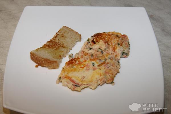 Яичница с овощами фото
