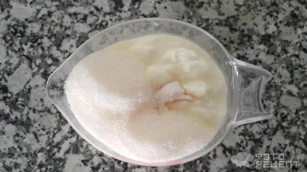 Желе ' Персик в йогурте' фото