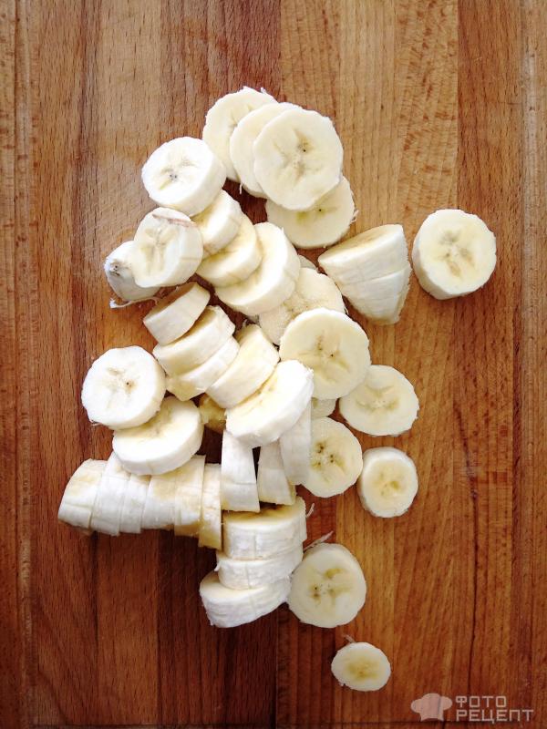 Тосты с бананами в карамели фото