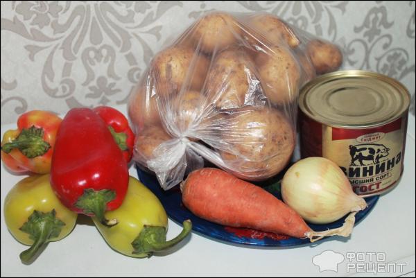Тушенка с картошкой фото
