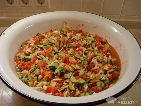 Овощной салат Зимний фото