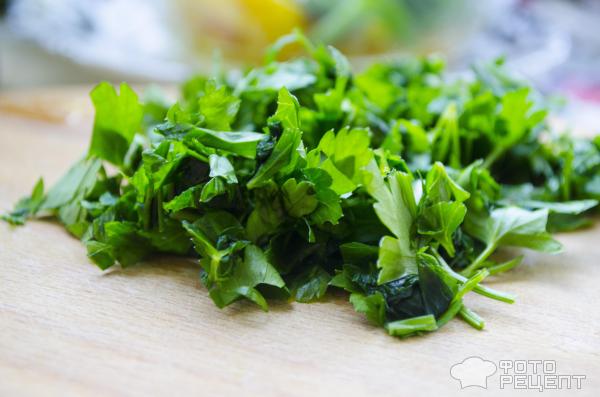 Теплый салат из зеленой фасоли с картофелем фото