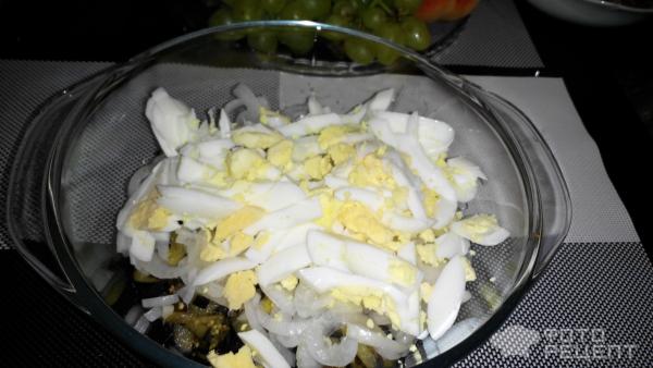 Салат из баклажанов и яиц