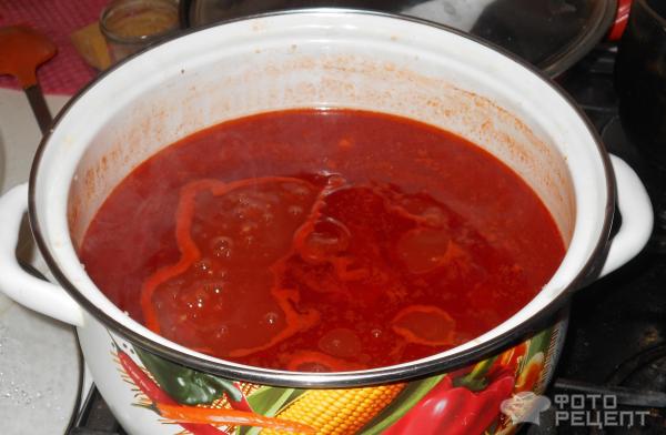 Кабачки в томатном соусе фото