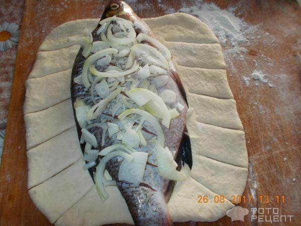 Рыбный пирог фото