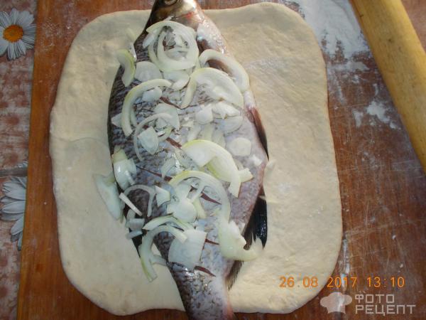 Рыбный пирог фото