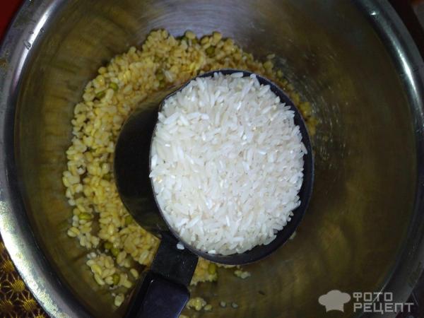 Рисовая каша с машем фото