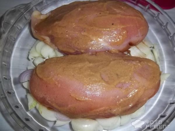 Куриное филе на луковой подушке фото