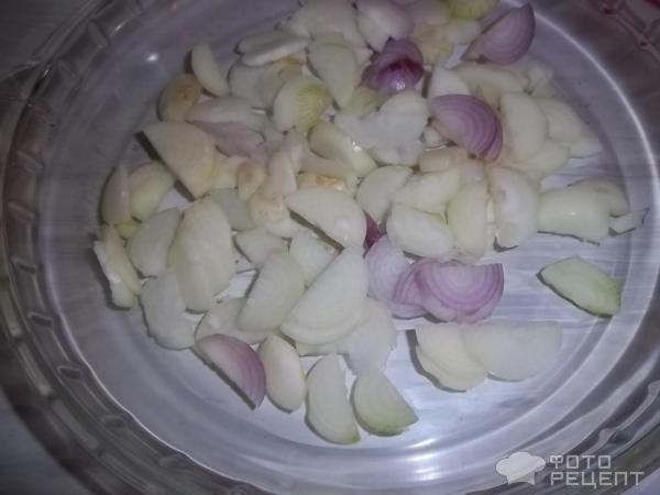 Куриное филе на луковой подушке фото