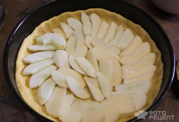 Яблочный пирог с безе фото
