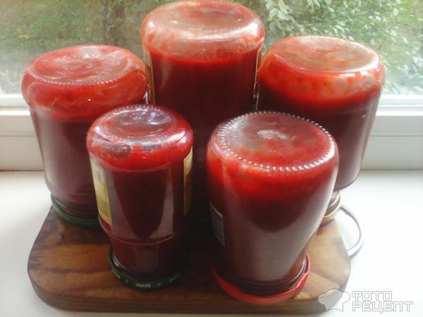 Острый сливовый соус фото