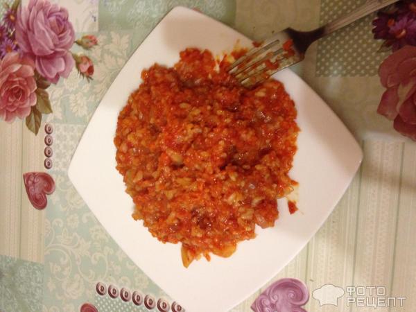 Салат с рисом и овощами фото