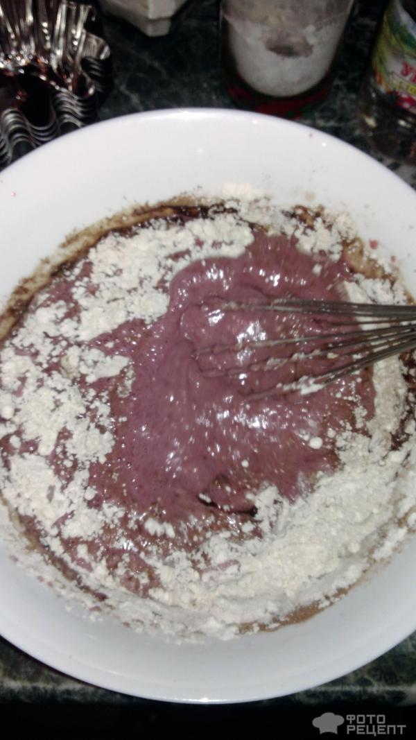 Вишнево-шоколадный кекс (ПОСТНЫЙ) фото