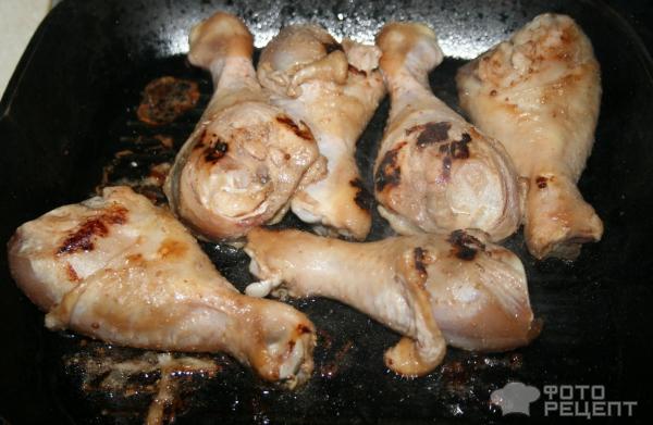 куриные голени с кунжутом