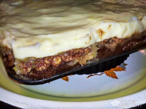 Торт шоколадно-цитрусовый фото