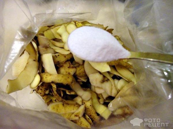Potato skins - чипсы из картофельных очисток