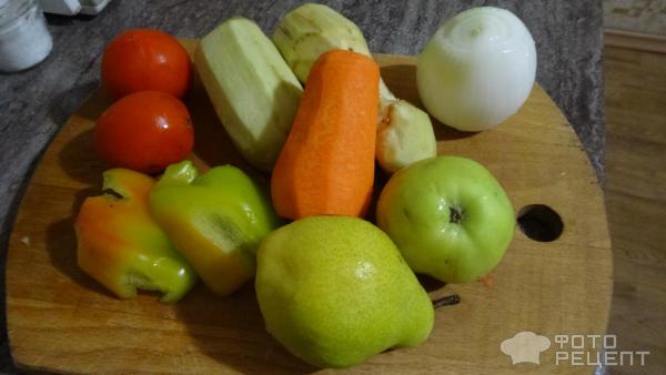 Тушеные овощи с фруктами фото