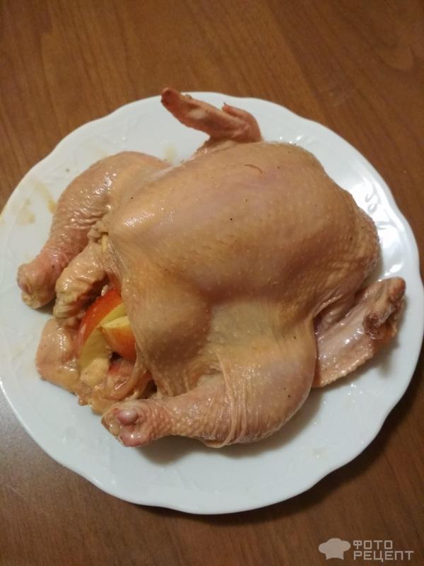 Фаршированный цыпленок фото