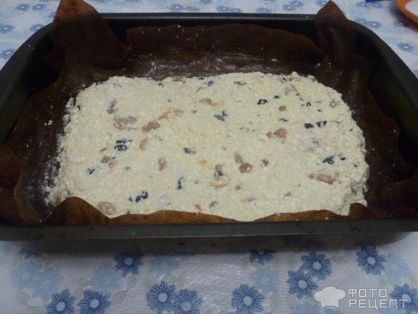 Полученная масса в форме для запекания