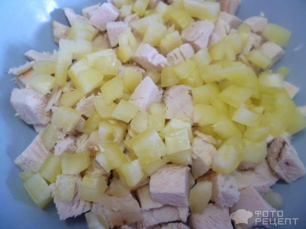 Салат из куриной грудки фото