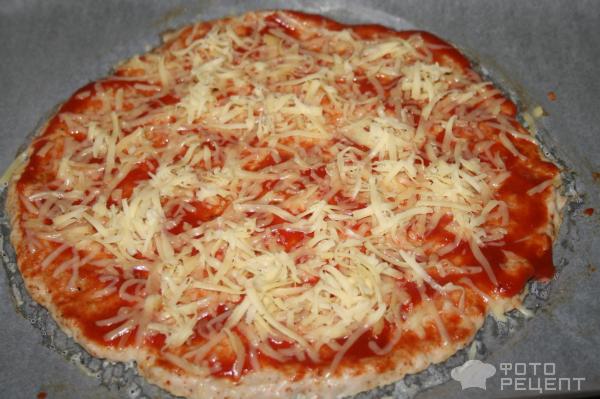пицца на основе из куриного филе
